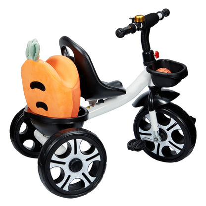 Kids Trike for Aged 6 Month and up Stroller Trike 3 Wheel Pedal Bike Toys & Gifts Easy Rider Trike with 2 Storage Baskets on Front & Back & Non-Slip Handlebar
