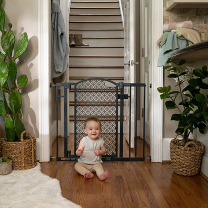 Summer by  Modern Home Walk-Thru Safety Pet and Baby Gate, 28'-42' Wide, 30' Tall
