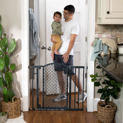 Summer by  Modern Home Walk-Thru Safety Pet and Baby Gate, 28'-42' Wide, 30' Tall