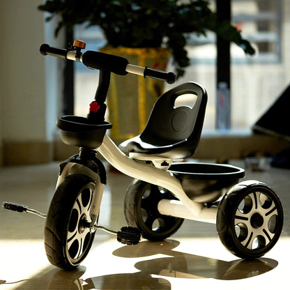 Kids Trike for Aged 6 Month and up Stroller Trike 3 Wheel Pedal Bike Toys & Gifts Easy Rider Trike with 2 Storage Baskets on Front & Back & Non-Slip Handlebar